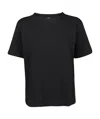 Aragona T-shirt With Round Neck And Short Sleeves In Black