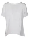 Aragona T-shirt With Round Neck And Short Sleeves In White