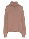Aragona Turtleneck Cashmere Sweater In Pink