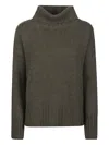 Aragona Turtleneck Cashmere Sweater In Green