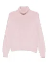 Aragona Turtleneck Cashmere Sweater In Brown