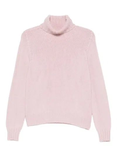 Aragona Turtleneck Cashmere Sweater In Brown