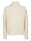 Aragona Turtleneck Cashmere Sweater In White