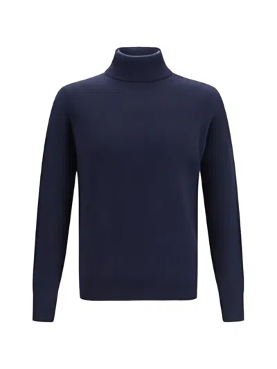 Aragona Turtleneck Sweater In Blue