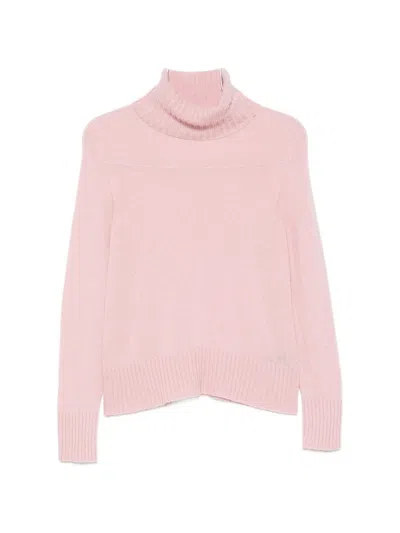 Aragona Turtleneck Sweater In Pink