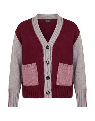 Aragona Woman Cardigan Garnet Size 4 Cashmere In Brown