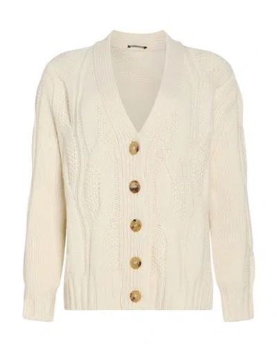 Aragona Woman Cardigan Off White Size 2 Cashmere