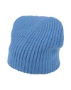Aragona Woman Hat Azure Size Onesize Cashmere In Blue