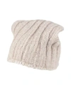Aragona Woman Hat Beige Size Onesize Baby Alpaca Wool, Merino Wool, Polyamide In Sand