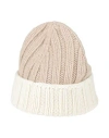 Aragona Woman Hat Beige Size Onesize Cashmere
