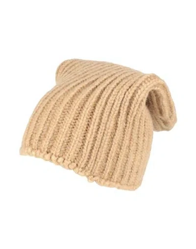 Aragona Woman Hat Camel Size Onesize Baby Alpaca Wool, Merino Wool, Polyamide In Beige