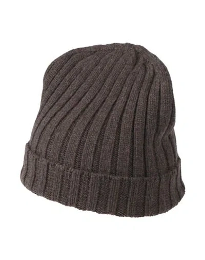 Aragona Woman Hat Dark Brown Size Onesize Cashmere