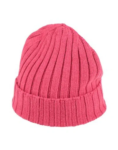 Aragona Woman Hat Fuchsia Size Onesize Cashmere In Pink