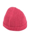 Aragona Woman Hat Garnet Size Onesize Cashmere In Pink