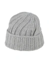 Aragona Woman Hat Grey Size Onesize Cashmere