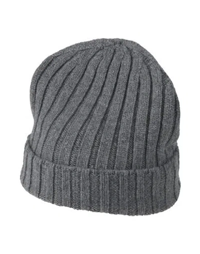 Aragona Woman Hat Grey Size Onesize Cashmere In Gray