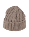 Aragona Woman Hat Khaki Size Onesize Cashmere In Beige