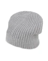 Aragona Woman Hat Light Grey Size Onesize Cashmere In Gray
