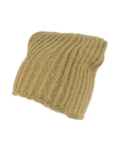 Aragona Woman Hat Lime Green Size Onesize Baby Alpaca Wool, Merino Wool, Polyamide
