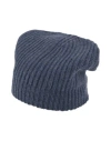 Aragona Woman Hat Navy Size Onesize Cashmere In Blue
