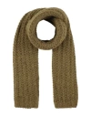 Aragona Woman Scarf Military Green Size - Baby Alpaca Wool, Merino Wool, Polyamide