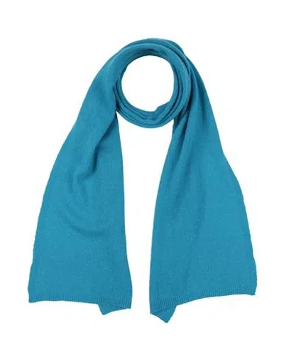 Aragona Woman Scarf Turquoise Size - Cashmere In Blue