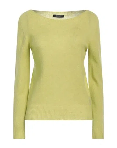 Aragona Woman Sweater Acid Green Size 4 Cashmere