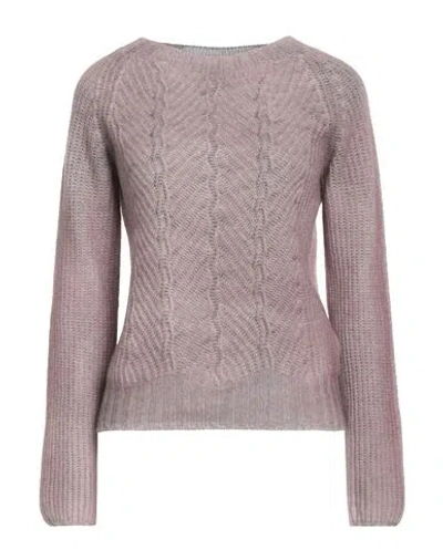 Aragona Woman Sweater Antique Rose Size 6 Wool, Cashmere In Pink