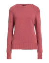 Aragona Woman Sweater Antique Rose Size 8 Cashmere In Pink
