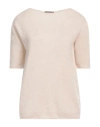 Aragona Woman Sweater Beige Size 10 Cashmere
