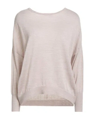 Aragona Woman Sweater Beige Size 10 Merino Wool In Neutral