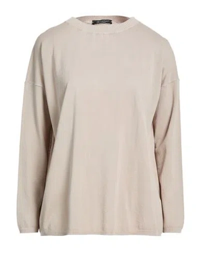 Aragona Woman Sweater Beige Size 8 Cotton In Neutral
