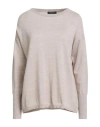 Aragona Woman Sweater Beige Size 8 Merino Wool In Neutral