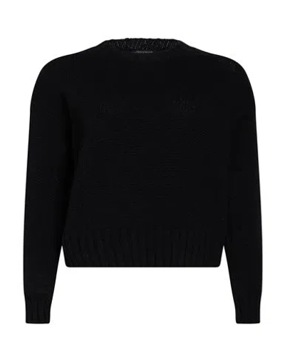 Aragona Woman Sweater Black Size 10 Cashmere