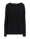 Aragona Woman Sweater Black Size 10 Cashmere