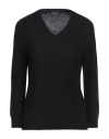 Aragona Woman Sweater Black Size 10 Cashmere