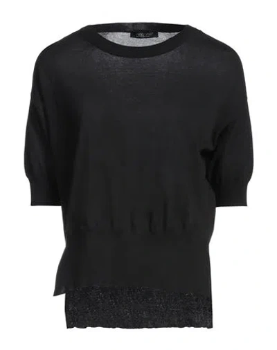 Aragona Woman Sweater Black Size 10 Cotton