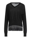 Aragona Woman Sweater Black Size 6 Cotton In Black