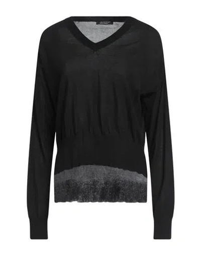 Aragona Woman Sweater Black Size 6 Cotton