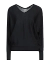 Aragona Woman Sweater Black Size 10 Merino Wool