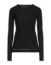 Aragona Woman Sweater Black Size 10 Merino Wool
