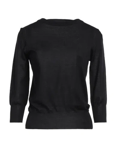 Aragona Woman Sweater Black Size 10 Merino Wool