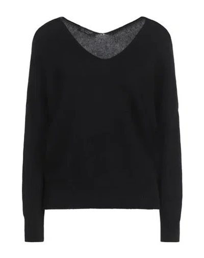 Aragona Woman Sweater Black Size 12 Cashmere