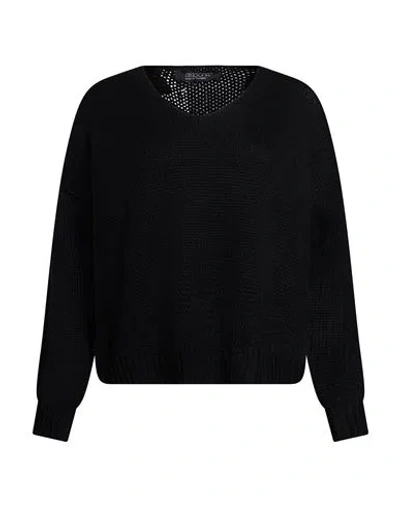 Aragona Woman Sweater Black Size 2 Cashmere