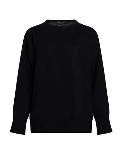 Aragona Woman Sweater Black Size 6 Cashmere