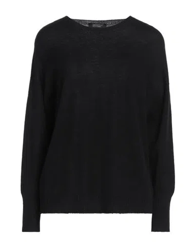 Aragona Woman Sweater Black Size 4 Merino Wool In Black