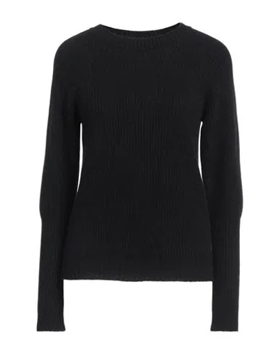 Aragona Woman Sweater Black Size 8 Cashmere