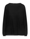 Aragona Woman Sweater Black Size 6 Merino Wool In Black