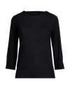 Aragona Woman Sweater Black Size 8 Merino Wool