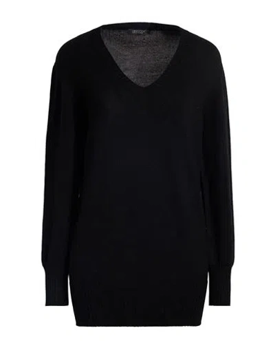 Aragona Woman Sweater Black Size 8 Wool